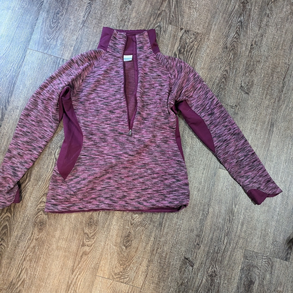 Columbia quarter zip sweater medium